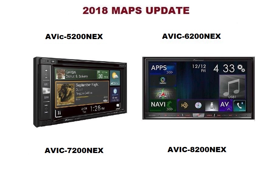 avic f500bt map update